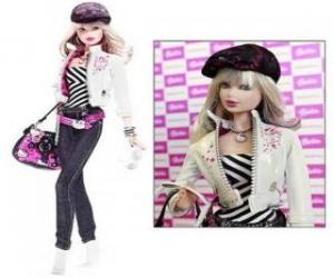 Puzzle Barbie ντυμένες με Hello Kitty